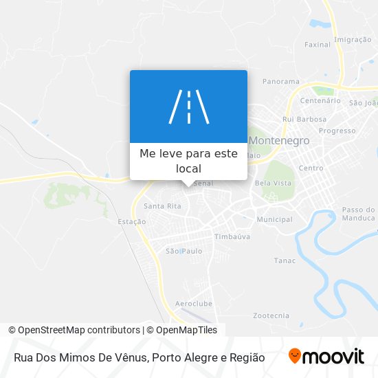 Rua Dos Mimos De Vênus mapa