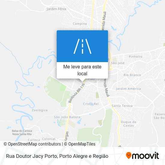 Rua Doutor Jacy Porto mapa