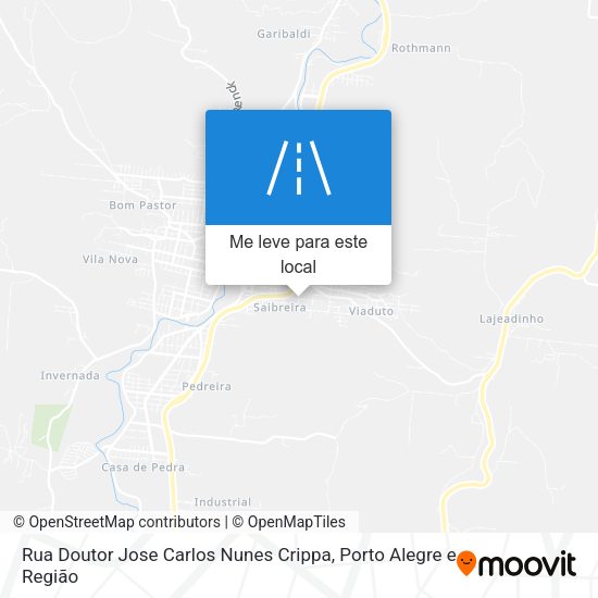 Rua Doutor Jose Carlos Nunes Crippa mapa