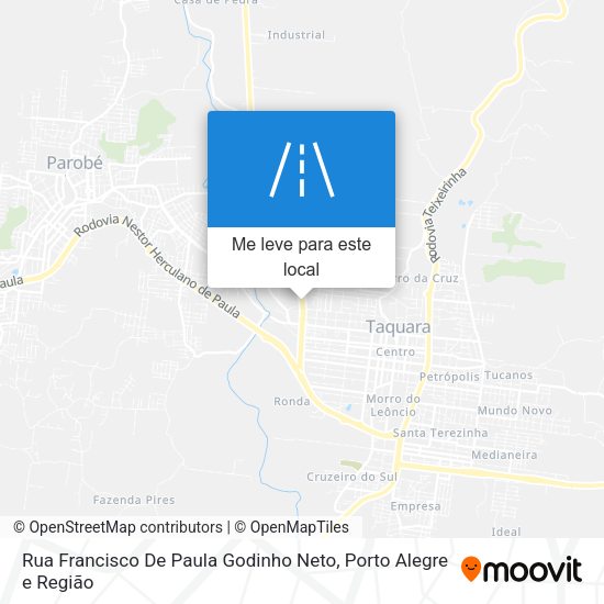 Rua Francisco De Paula Godinho Neto mapa