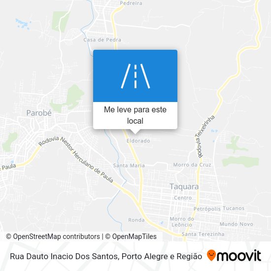 Rua Dauto Inacio Dos Santos mapa