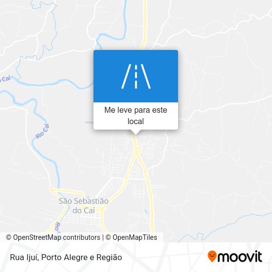 Rua Ijuí mapa
