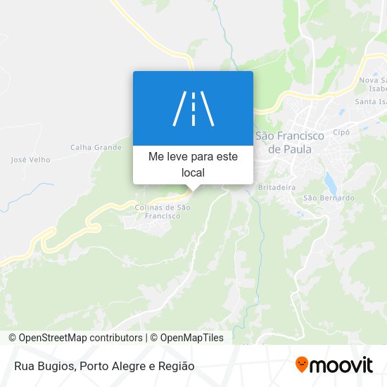 Rua Bugios mapa