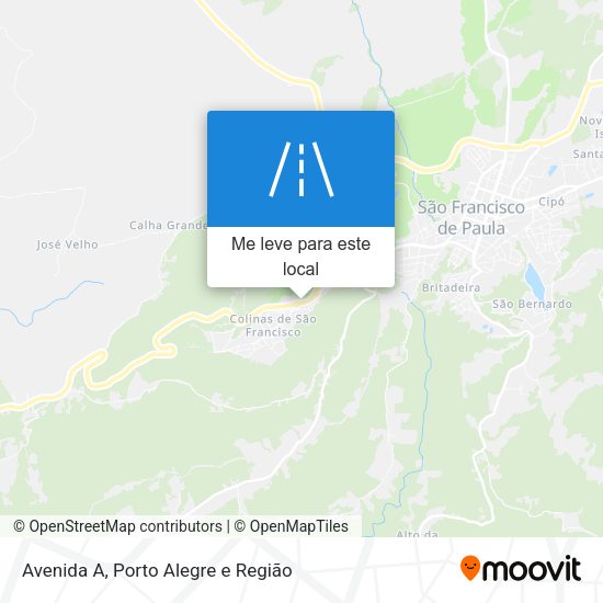 Avenida A mapa