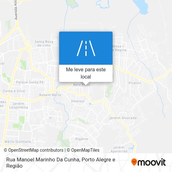 Rua Manoel Marinho Da Cunha mapa