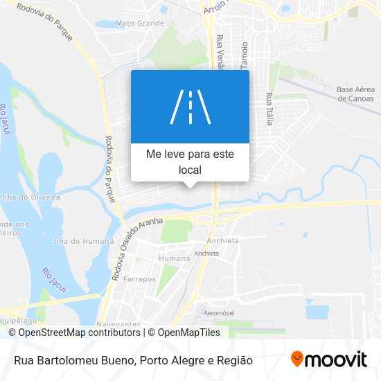 Rua Bartolomeu Bueno mapa