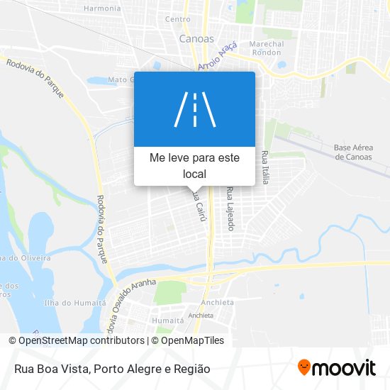 Rua Boa Vista mapa