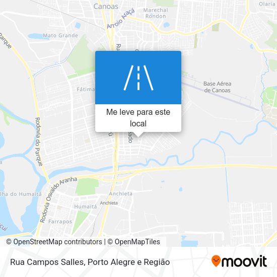 Rua Campos Salles mapa