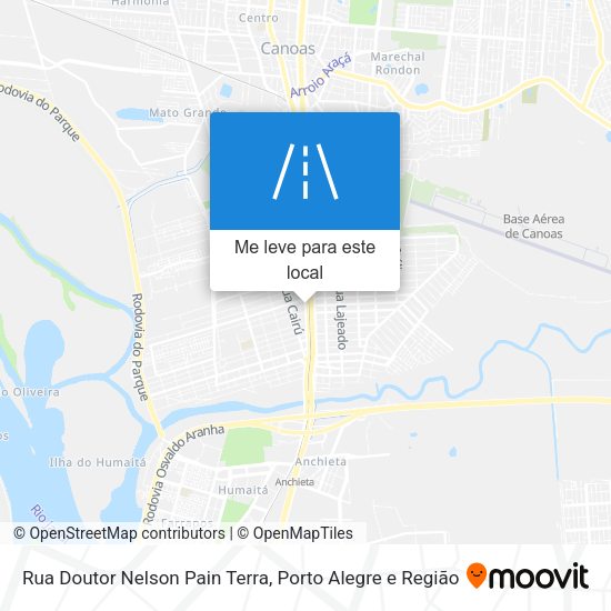 Rua Doutor Nelson Pain Terra mapa