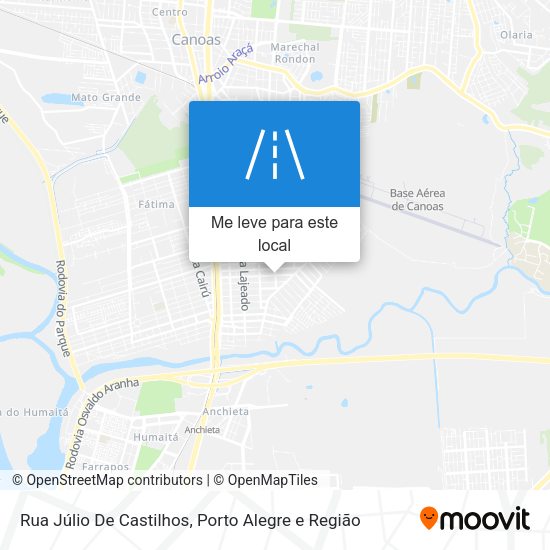 Rua Júlio De Castilhos mapa