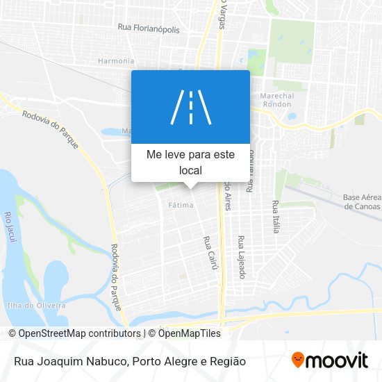Rua Joaquim Nabuco mapa
