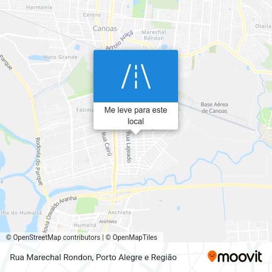 Rua Marechal Rondon mapa