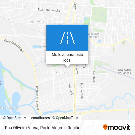 Rua Oliveira Viana mapa