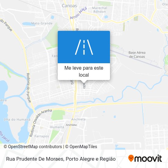 Rua Prudente De Moraes mapa