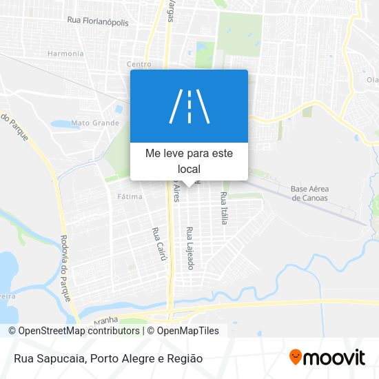 Rua Sapucaia mapa