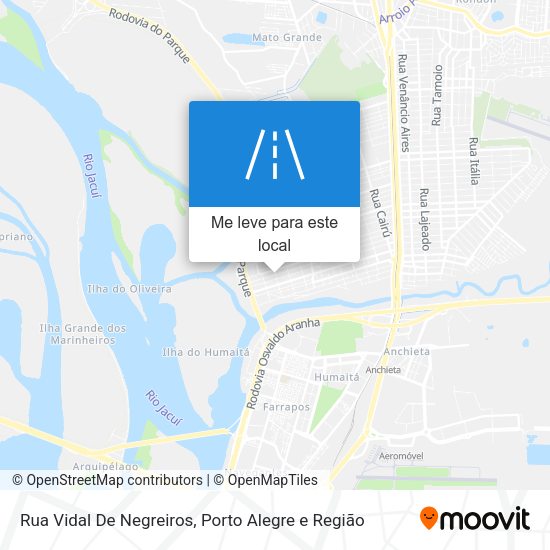 Rua Vidal De Negreiros mapa