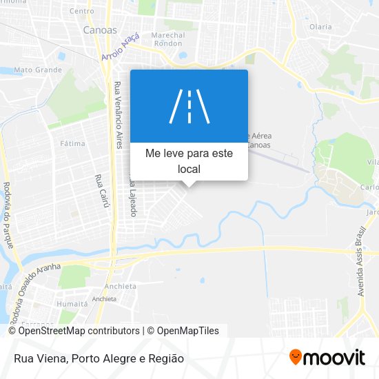 Rua Viena mapa