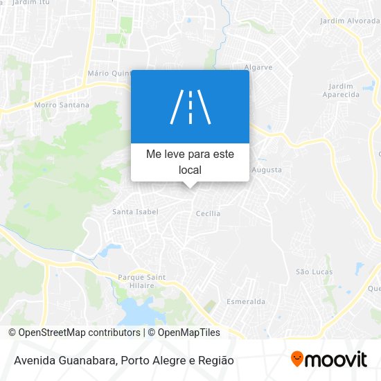 Avenida Guanabara mapa