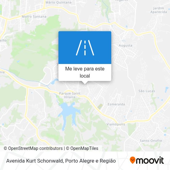 Avenida Kurt Schonwald mapa