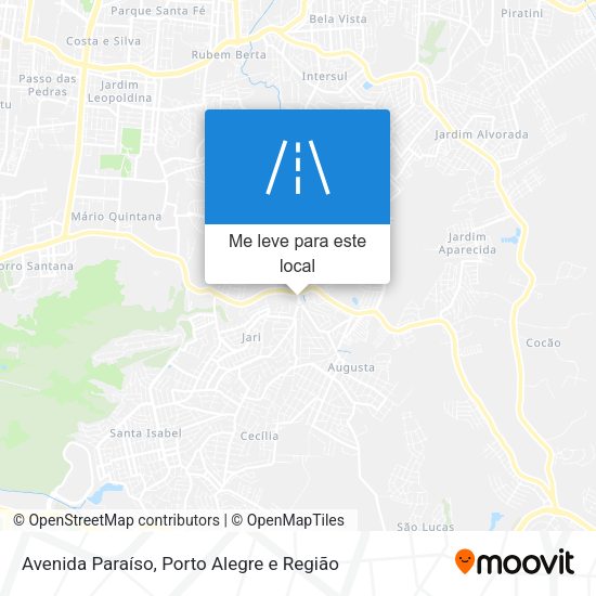 Avenida Paraíso mapa