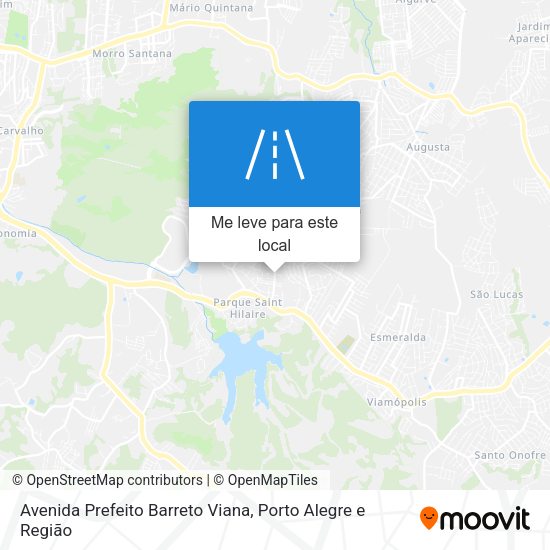 Avenida Prefeito Barreto Viana mapa