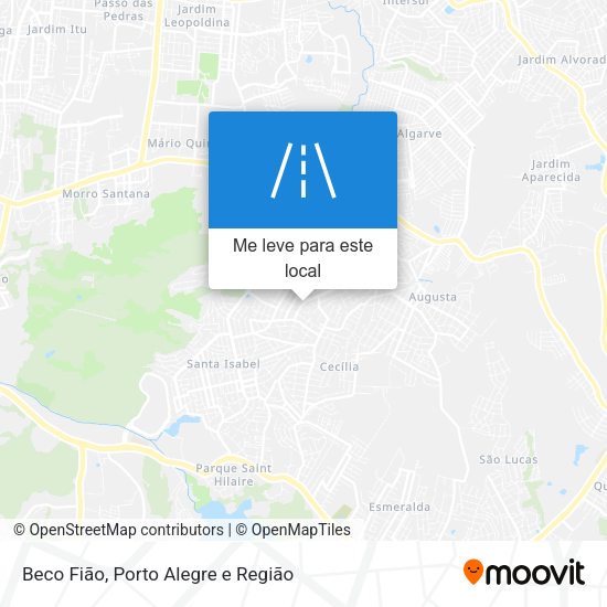 Beco Fião mapa