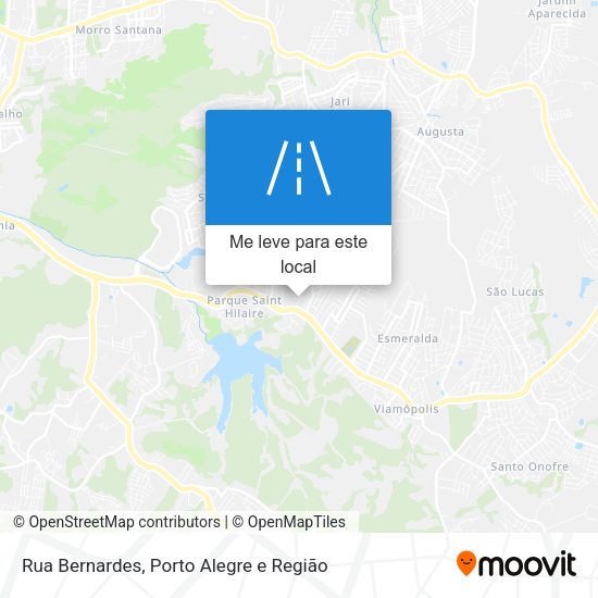 Rua Bernardes mapa
