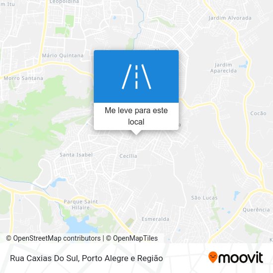 Rua Caxias Do Sul mapa