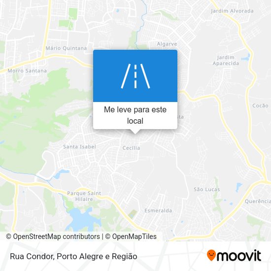 Rua Condor mapa