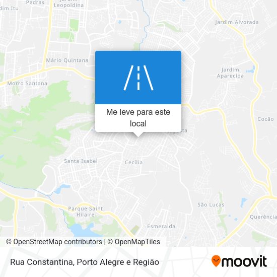 Rua Constantina mapa