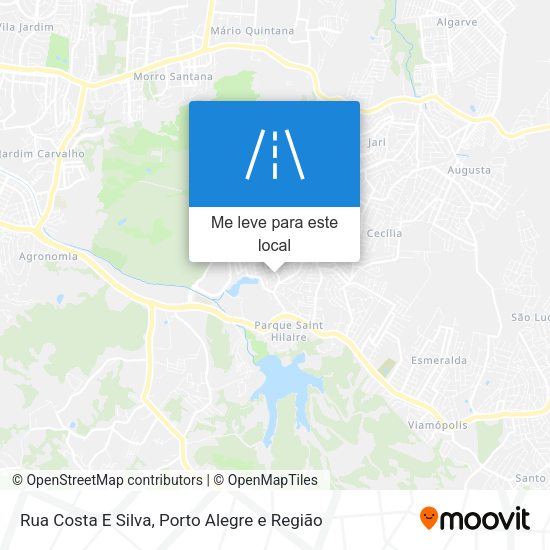 Rua Costa E Silva mapa