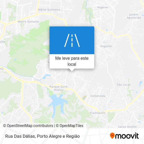 Rua Das Dálias mapa