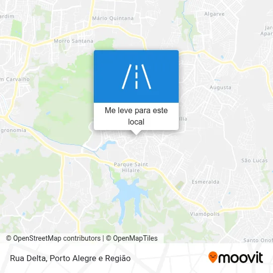 Rua Delta mapa