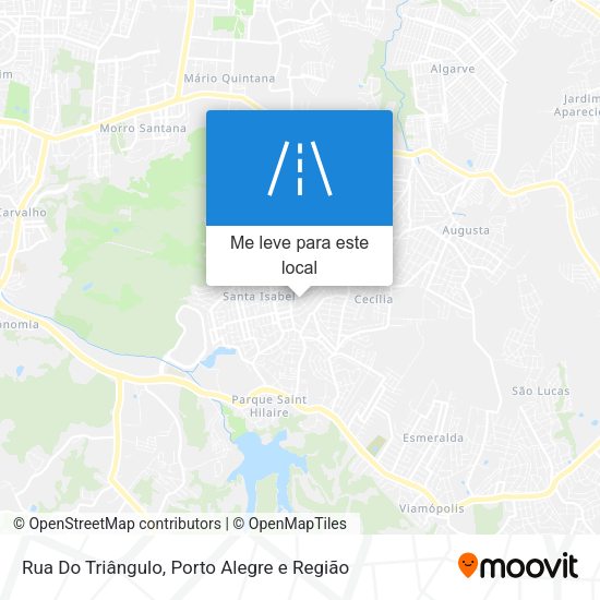 Rua Do Triângulo mapa