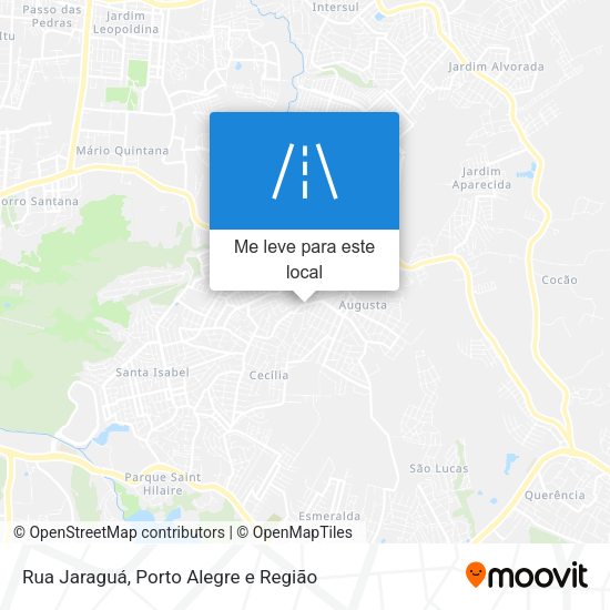 Rua Jaraguá mapa
