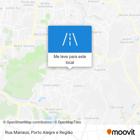 Rua Manaus mapa