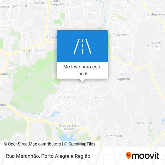 Rua Maranhão mapa