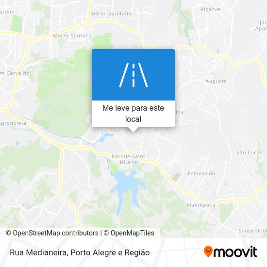 Rua Medianeira mapa
