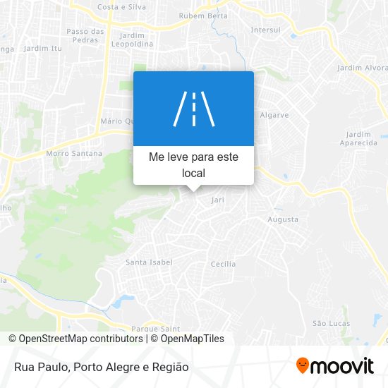 Rua Paulo mapa