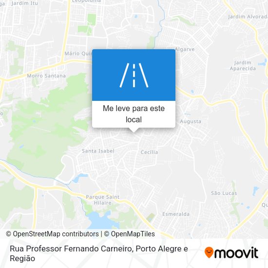 Rua Professor Fernando Carneiro mapa