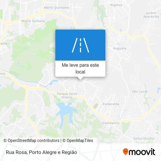 Rua Rosa mapa