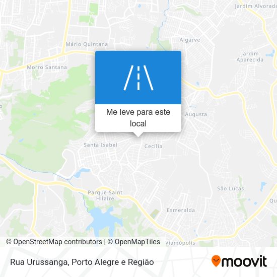 Rua Urussanga mapa