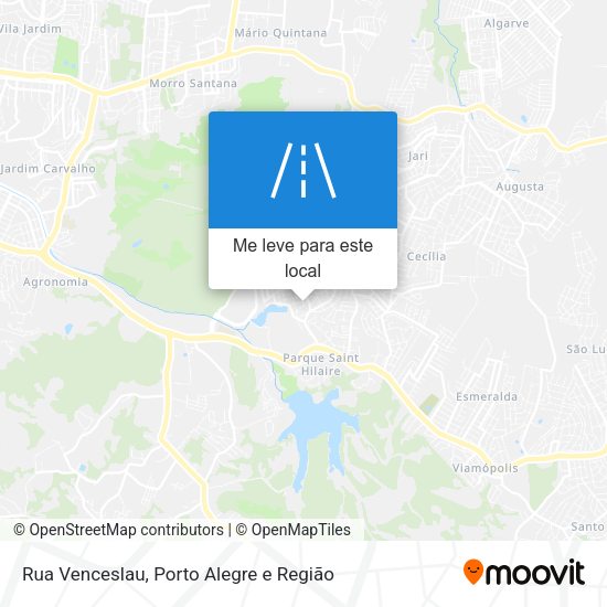 Rua Venceslau mapa