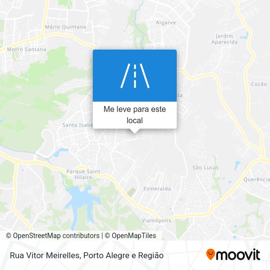 Rua Vitor Meirelles mapa