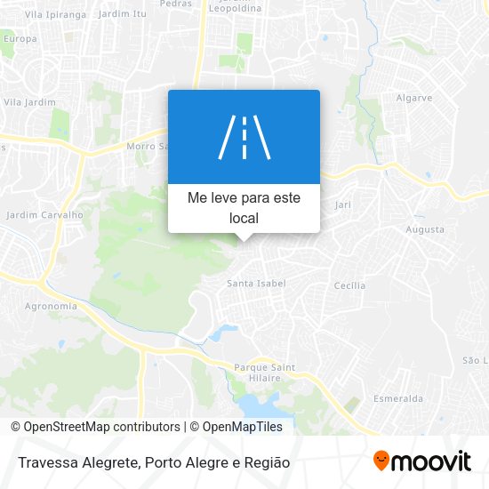 Travessa Alegrete mapa