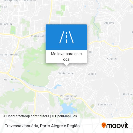 Travessa Januária mapa