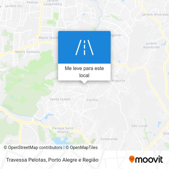 Travessa Pelotas mapa