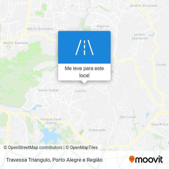 Travessa Triangulo mapa