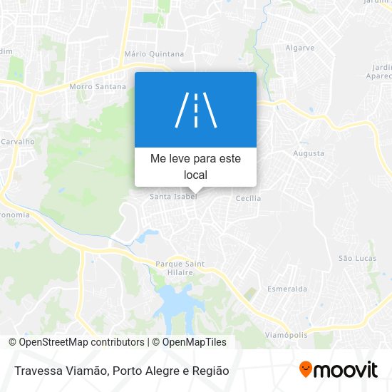 Travessa Viamão mapa