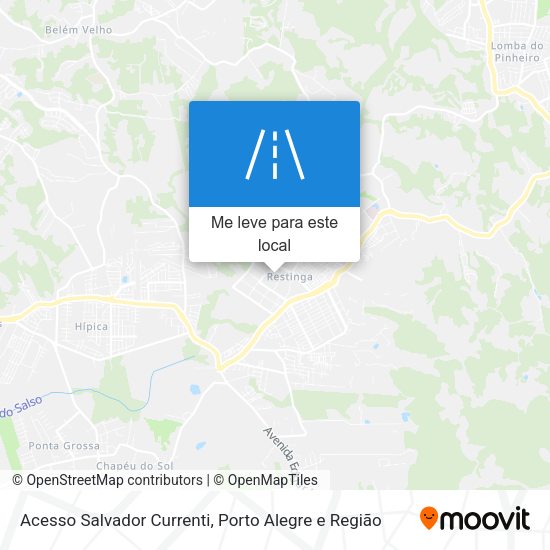 Acesso Salvador Currenti mapa